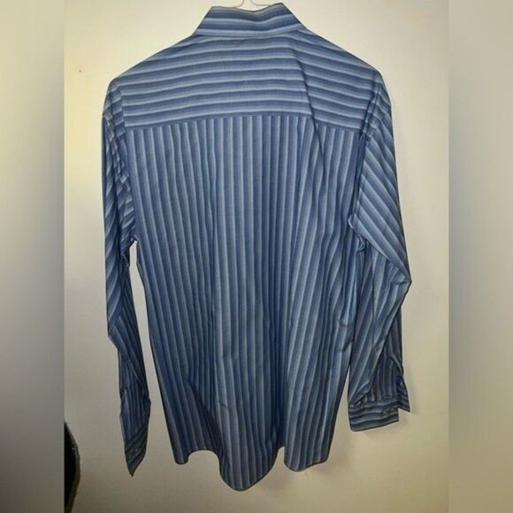 Men’s Kenneth Cole Reaction Long Sleeve Striped Dress Shirt –Size Medium (15 1/2 - Picture 3 of 3